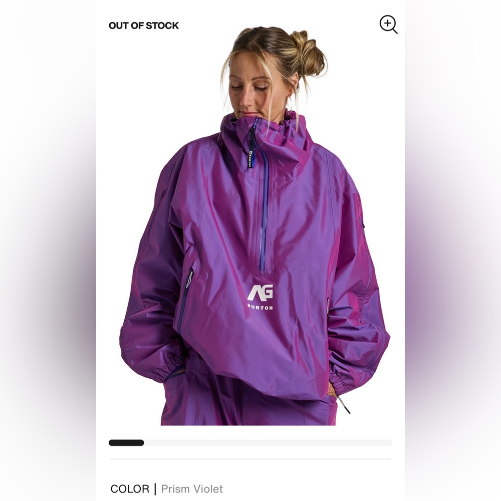 Burton AG Offspin Jacket | Prism Violet | Unisex Small